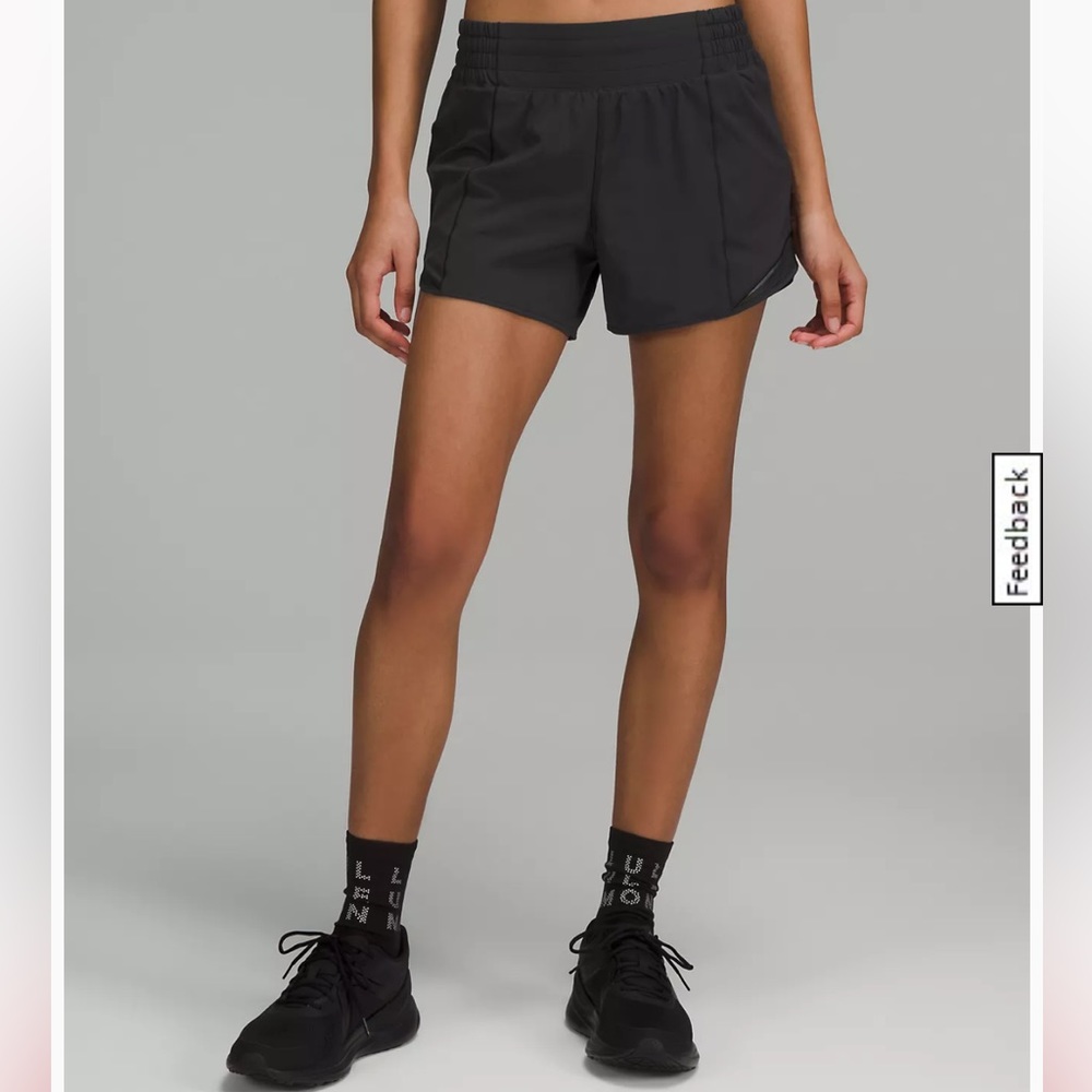 Lululemon High Rise Hotty Hot short 4 inch Tall